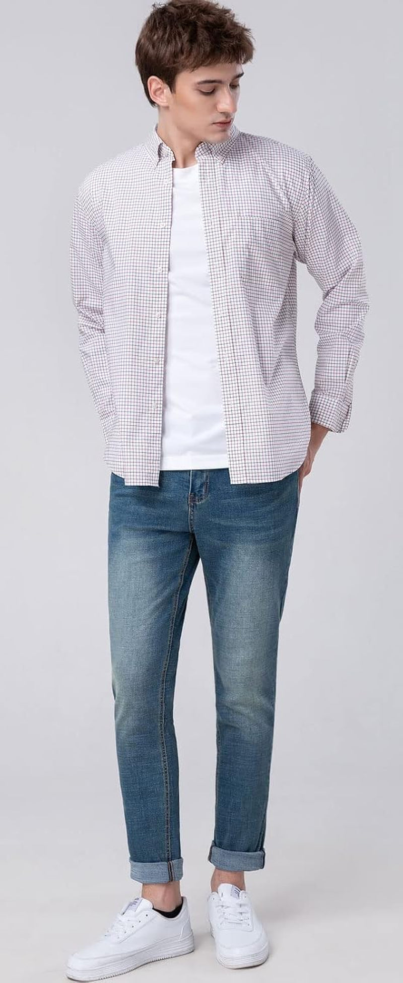 Men’S Slim Fit Jeans Tapered Jeans
